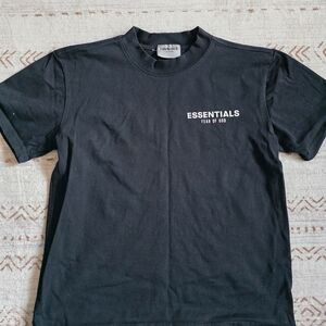 Fear of God Essentials Black Short Sleeve Tee